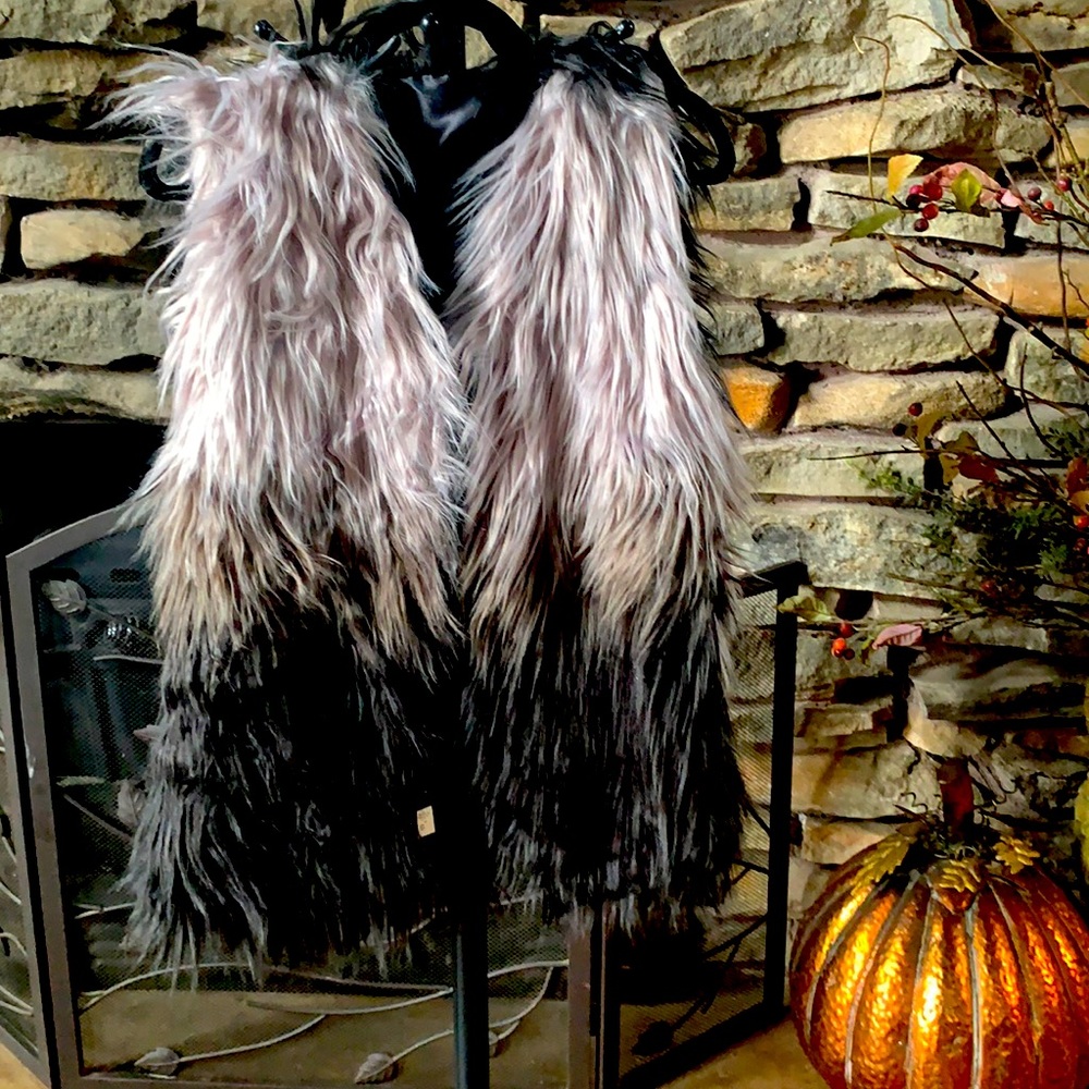 Ombré Fringe Vest